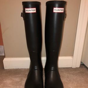 Original Tall Black Hunter Rain Boots